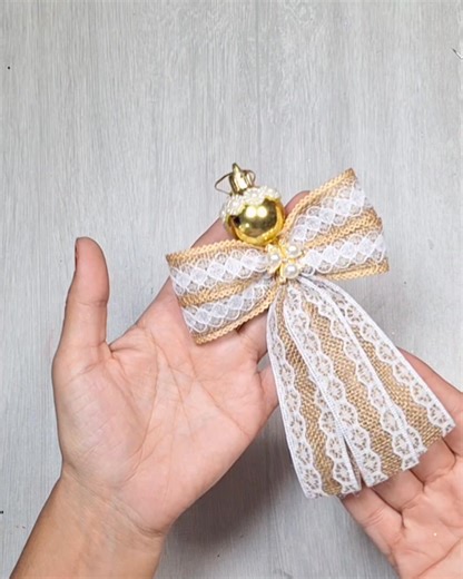 Ribbon angels tutorial 😇🫶 So simple, so cute ❤️ you’ll love how easy it is to make them! #viral #reels #crafts #fblifestyle | Yeliz Craft