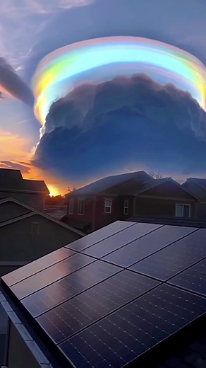 Captivating Pileus Cloud Phenomenon in China