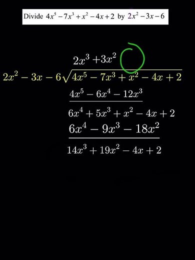 Long Division of Polynomials - Precalculus