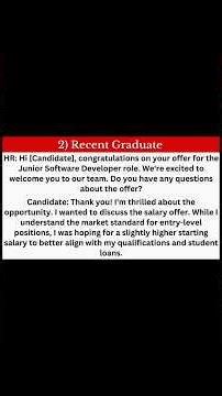 Negotiation Script | Module 2 | Session 10(2) - 3 | Recruitment & Selection #hr #readytogetupdate