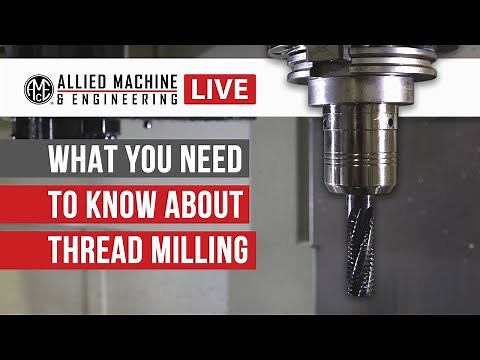 What You Need to Know About Thread Milling