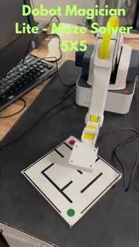 Maze Solving Robot | Dobot Magician Lite + Python + OpenCV + Affine Calibration.