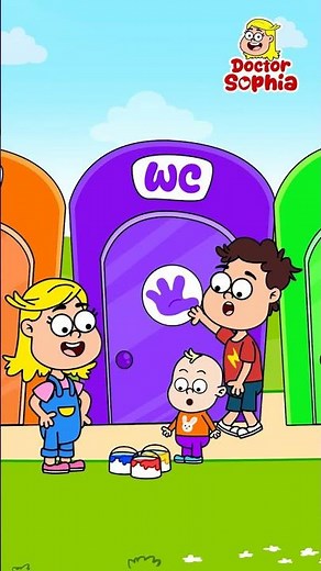 Mix Colors for Kids | Learn Colors | I Need To Go Potty | Kids Songs #shorts