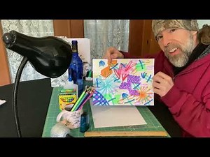 EASY! Way To Draw “ABSTRACT ART” With Markers