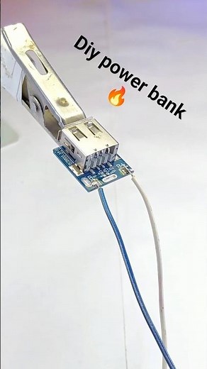 Diy Power Bank | how to make a power bank 😱‎