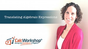 Translating Algebraic Expressions