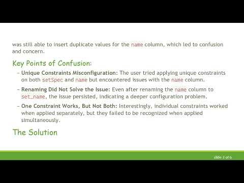 Resolving Liquibase Unique Constraint Issues for Your Database
