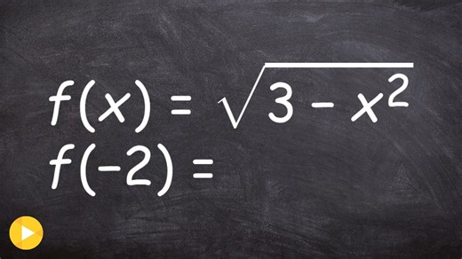 How to evaluate a radical function given three different values