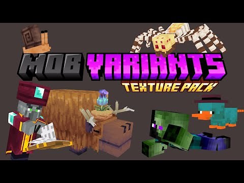 Insane Custom Mobs, Skins & Animations! | Mob Variants v4.0 Texture Pack [Minecraft Bedrock]