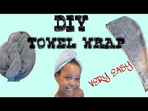 Super Quick! Super Easy! DIY: How To Make A Towel Head Wrap