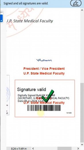 How to Verify Signature in PDF | PDF Signature Validation #DigitalSignature #shorts #AdobeAcrobat