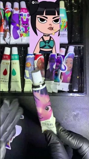 Koop demon hunters x Joey painting diy sticker #sajaboys #kpopdemonhunter #sprunki