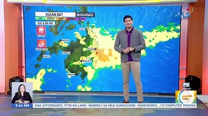 8.5K views · 103 reactions | Maulan ang panahon ngayong araw sa Mindanao. Shear line at mga local thunderstorm ang magpapaulan ngayon sa Mindanao, ayon sa PAGASA. Habang hanging Amihan naman ang umiiral sa buong Luzon at Visayas. Bisitahin ang www.gmanews.tv para sa iba pang balita. | GMA Integrated News Weather Center | Facebook