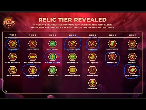 Unlocking T6 League Relic Perkfection, Day 6 of Catalyst Leagues | RS3