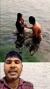 ganga snan video 2025 || reaction official vlogs || ganga snan 😘 #ganga #bathing #shortsfeed