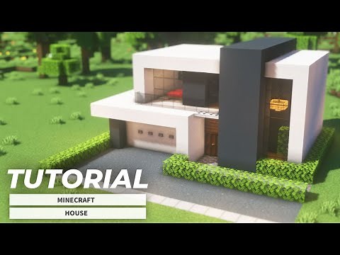 Minecraft: Small Modern House Tutorial | 簡単すぎる！小さなモダンハウスの作り方(マインクラフト現代建築)
