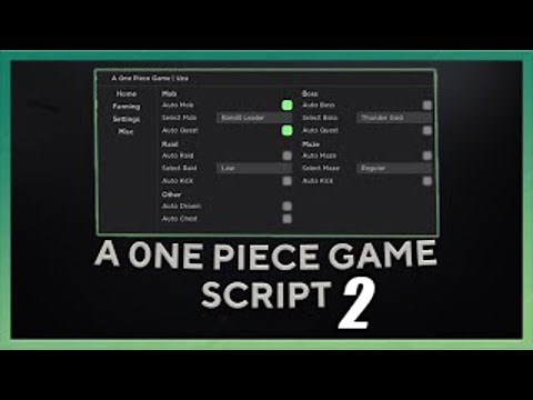[NEW] A One Piece Game Script GUI | Auto Farm | PASTEBIN (2023)