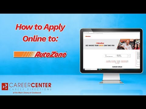 How to Apply for a Job at Autozone