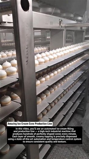 Amazing Ice Cream Cone Production Line – Satisfying Factory Process You Must See!
