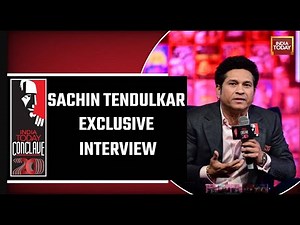 Personal Diary Of An Icon: Sachin Tendulkar Exclusive Interview At India Today Conclave 2023