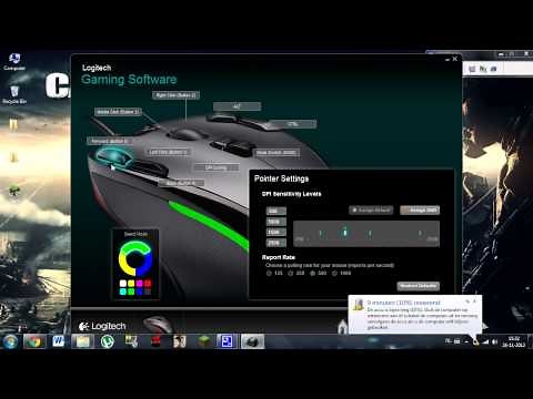 How to use the Logitech G300 Gaming Mouse Software