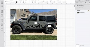 How to Design and Cut Large Decal Stickers with Cricut