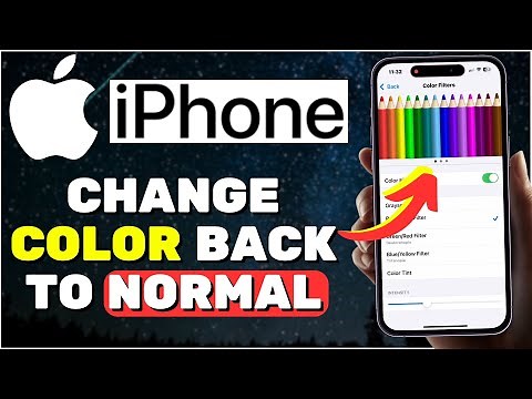 How To Change iPhone Screen Color Back To Normal (EASY)