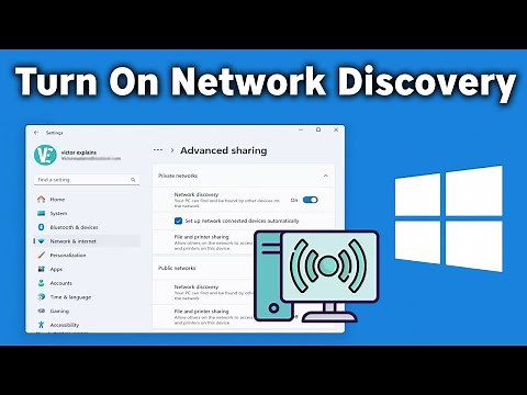 How To Turn On Network Discovery In Windows 11 | Easy Step-by-Step Guide (2026) ✅