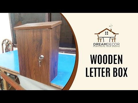 How to make a wooden letter box | DIY Mailbox Woodworking Ideas | Wooden Crafts