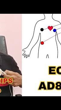 ECG Monitoring with AD8232 ECG Sensor and Arduino #tipsndtricks #tipsyoutube