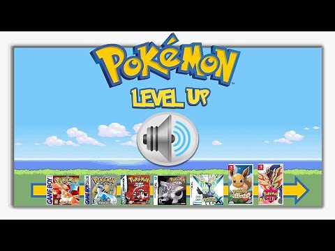 Pokemon Level Up Sound Effect Evolution (Gen 1 - 8)