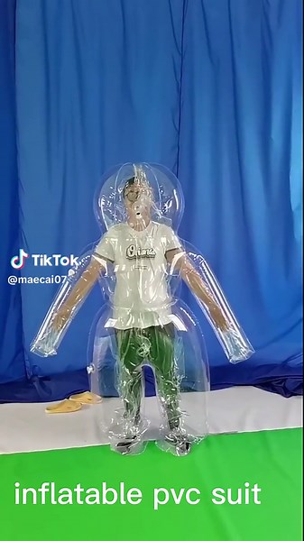 Customized Advertising Inflatable Transparent PVC Inflatable Ball Suit For Adult Man#inflatableballsuit #pvc #inflatablesuit