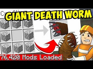 2.0 Largest Minecraft Modpack but EVERY crafting recipe is RANDOM 10