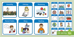 Northern Ireland Curriculum - Visual Timetable