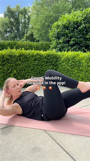 Yes! Your body’s been waiting for this one - and it’s here! 💪 We’re beyond excited to bring Core & Mobility into the She Moves app! 🎉 We’re obsessed. You will be too! This style of movement is pure magic - helping you feel strong from the inside out, move better, stand taller, and find that flow that makes everything just feel right. Think strength meets flexibility - movement that makes you feel grounded, balanced, and free. ✨ These 15–20 minute sessions fit perfectly alongside your other wor