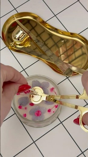 DIY Floral Candle | Relaxing ASMR Pour