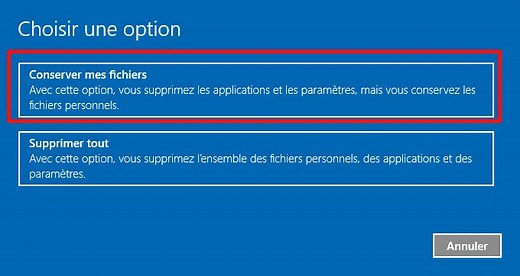 Tutoriel de réinstallation de Windows 10 pour réinitialiser Windows