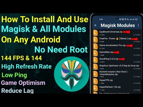How To Install And Use Magisk And it's Modules On Any Android No Need Root
