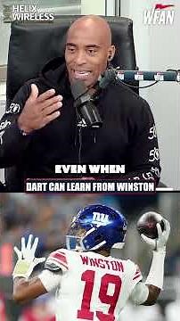 Tiki says Jaxson Dart can learn a lot from watching Jameis Winston play!