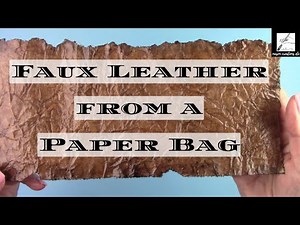 How to make FAUX LEATHER – EASY step-by-step tutorial for BEGINNERS