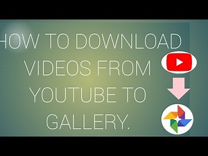 How to download video from youtube to Gallery |SS Media