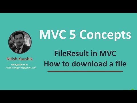How to download a file in mvc | FileResult in mvc | Advanced MVC 5 concepts
