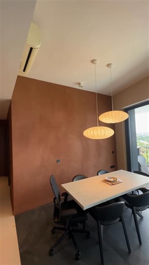 Limewash & Textured Wall Specialist🇸🇬 on Instagram: "Handcrafted in rich, earthy tones with the subtle depth and movement that only authentic lime plaster can create. 🤎✨"