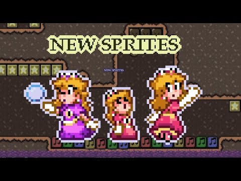 Peach SMW new sprites of power ups( showcase) - Mario multiverse