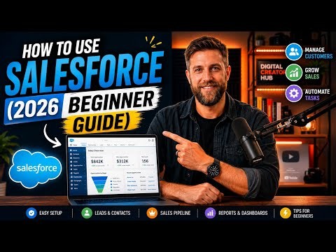 How to Use Salesforce (2026 Beginner Guide) _ Full CRM Setup Tutorial for Beginners