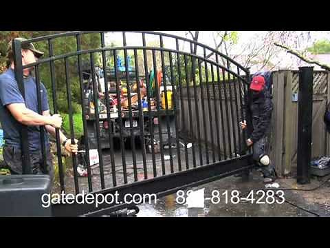 Automatic Driveway Gate Opener Installation