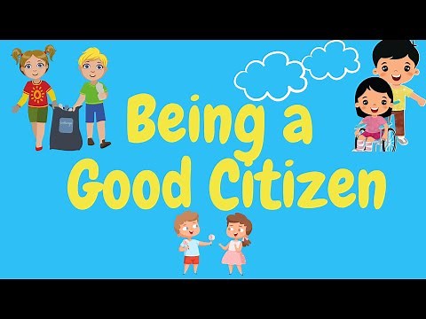 Being a Good Citizen for Kids I What does it mean to be a good citizen? #charactereducation