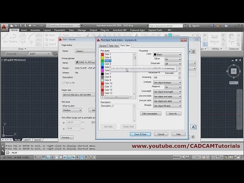 How to Print Drawing in AutoCAD | AutoCAD Printing Tutorial
