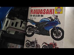 Kawasaki ER6 B6F ABS fault blink code read
