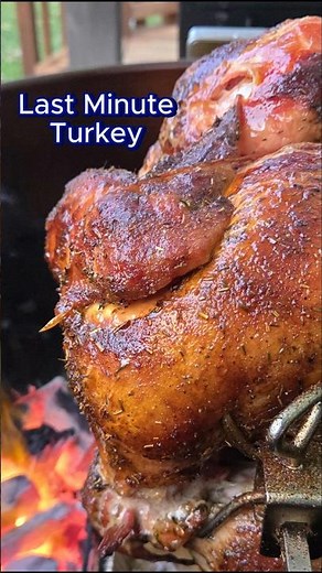 EASY Rotisserie Turkey on the Weber Kettle